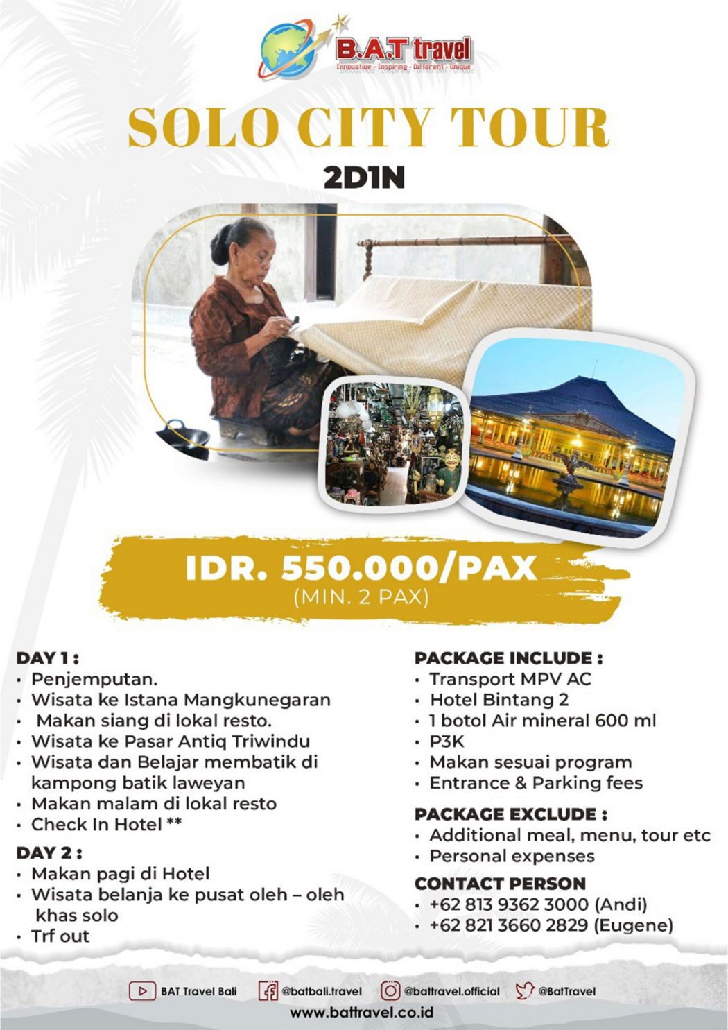 TOUR PACKAGE – Solo City Travel